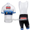 Set Fietsshirt + Korte Koersbroek 2018 Lotto Soudal Europees kampioenschap